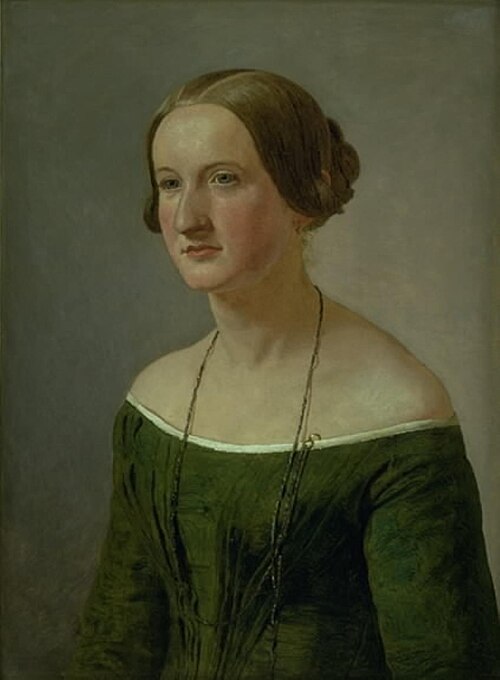 Portrait of the Artist´s Cousin, Petrea Petersen, 1846, Christen Købke
