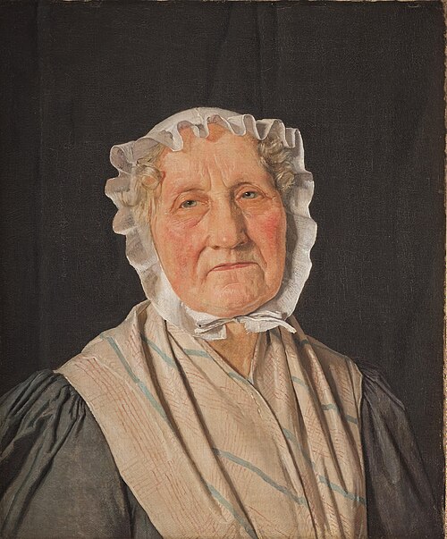 Portrait of Inger Margrethe Høyen, née Schrøder, the Mother of the Art Historian N.L. Høyen, 1832, Christen Købke