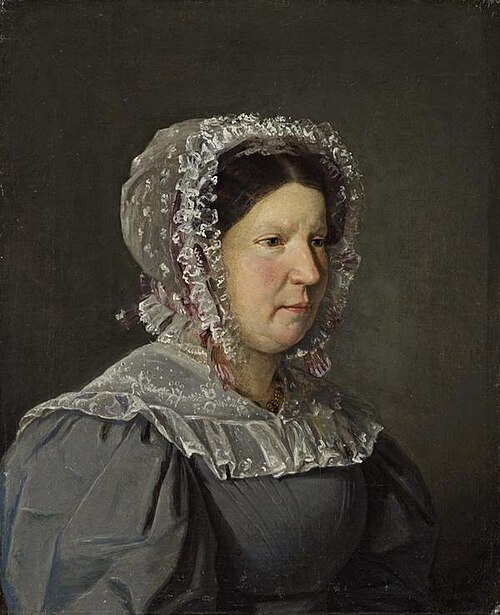 Portrait of Cecilia Margaret Købke, the Artist's Mother, 1829, Christen Købke