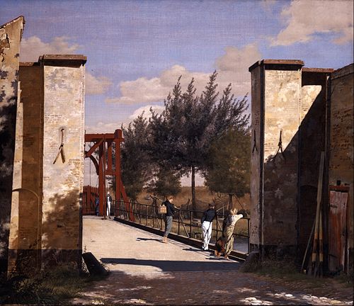 The North Gate of the Citadel, 1834, Christen Købke