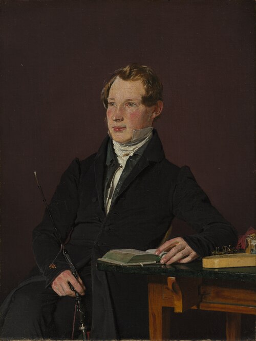 Dr. Johann Henning Kjetil Hjardemaal, 1833, Christen Købke
