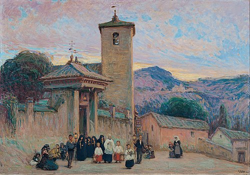 The Viaticum, Toledo, 1922, Gonzalo Bilbao Martínez