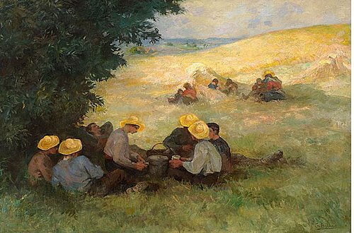 Resting Farmworkers, 1920, Gonzalo Bilbao Martínez