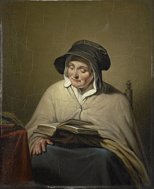Old Woman Reading, 1826, Cornelis Kruseman