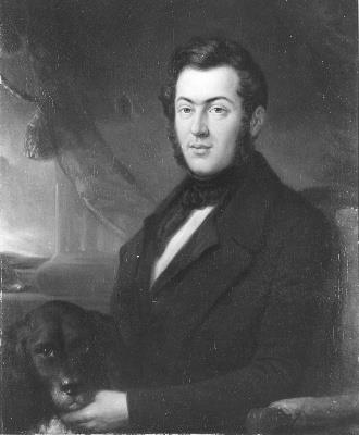 Portrait of an unknown man, 1837, Cornelis Kruseman