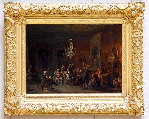 De muziekpartij, 1848, David Joseph Bles
