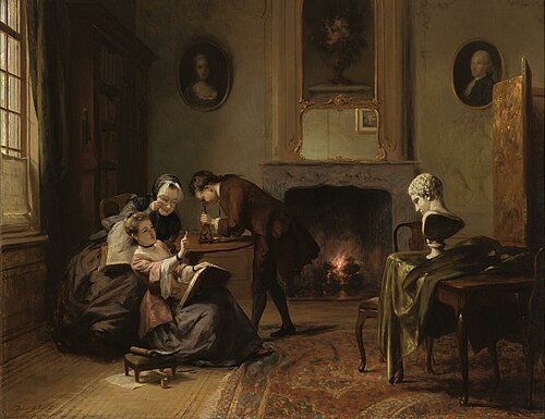 Who Learns to Draw, Learns to See, 1863, David Joseph Bles