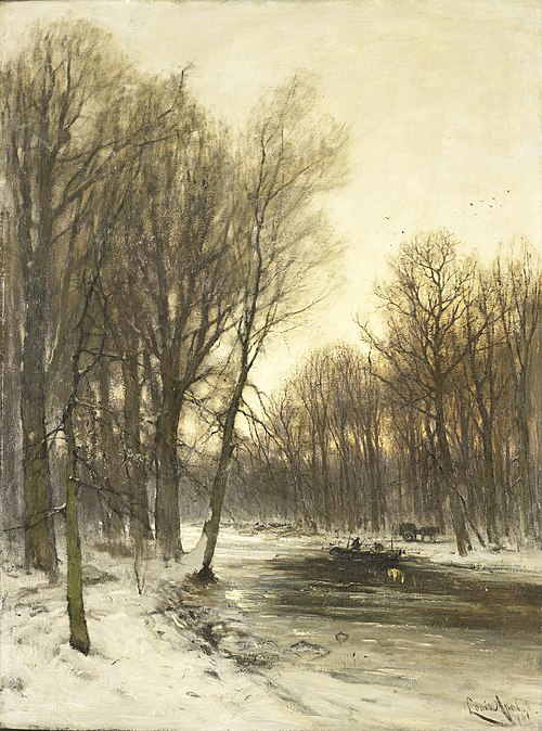 An Afternoon view of Snowy Woods, 1908, Louis Apol