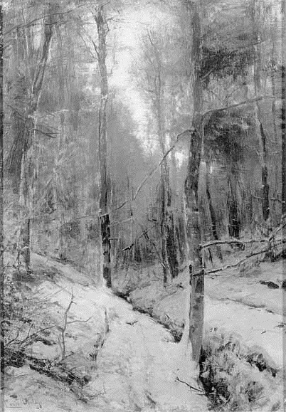 Winter landscape, 1900, Louis Apol