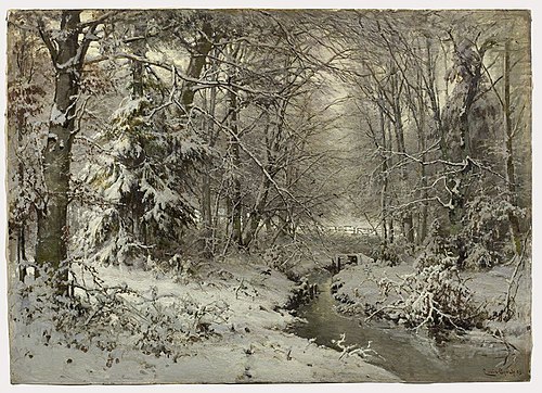 Winterlandschap, 1889, Louis Apol