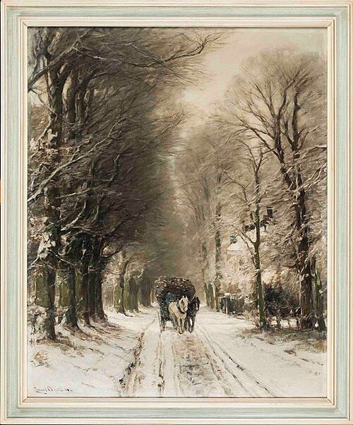 Sneeuwlandschap, 1899, Louis Apol