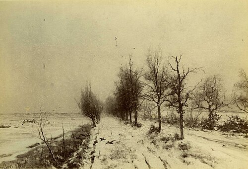 Sneeuwlandschap, 1874, Louis Apol