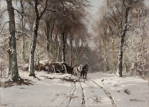 Wintermorgen, 1911, Louis Apol
