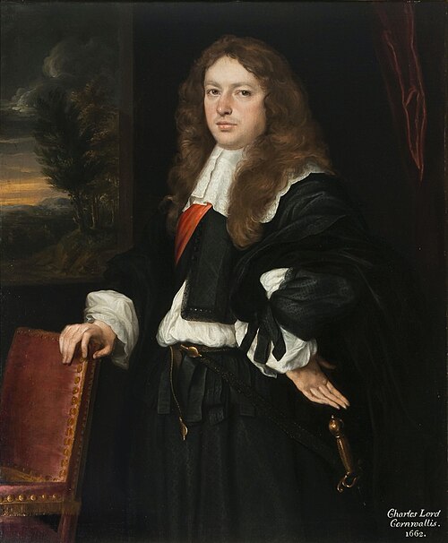 Charles (1632–1675), 2nd Lord Cornwallis, 1663, John Michael Wright