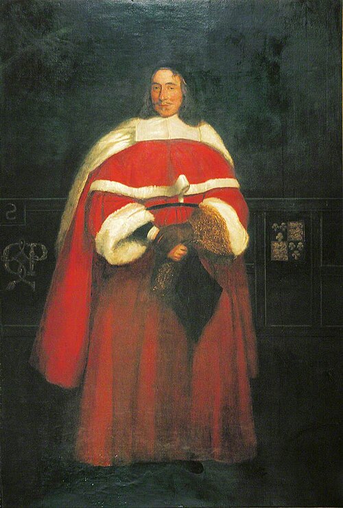 Sir Hugh Wyndham (1602–1684), Judge of the Common Pleas, 1670, John Michael Wright