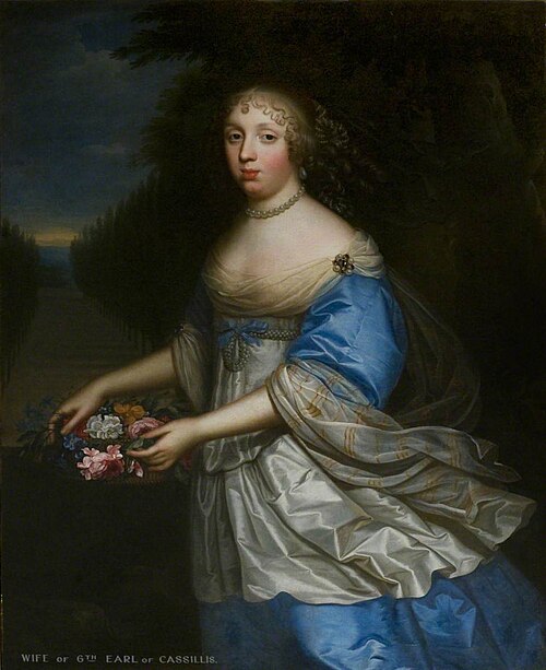 Margaret Hay (d.1695), Widow of Lord Kerr, 2nd Wife of John Kennedy, 6th Earl of Cassillis, , John Michael Wright