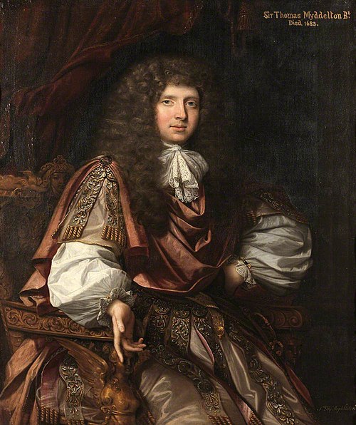 Sir Thomas Myddelton IV, 2nd Bt (1651-1684), 1670, John Michael Wright