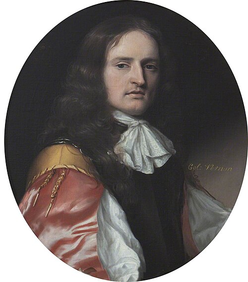 Called Colonel Vernon possibly Edward Vernon, 1665, John Michael Wright