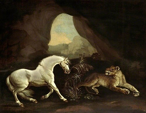 Horse and Lioness, , George Stubbs
