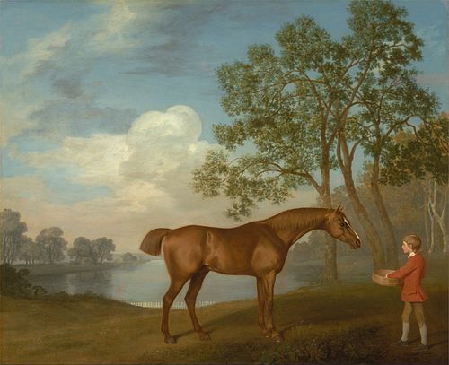 Pumpkin avec un garçon d'écurie, 1774, George Stubbs
