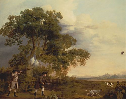Two Gentlemen Shooting, 1769, George Stubbs