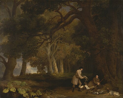 A Repose after Shooting, 1770, George Stubbs
