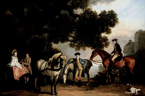 The Milbanke and Melbourne Families, 1769, George Stubbs
