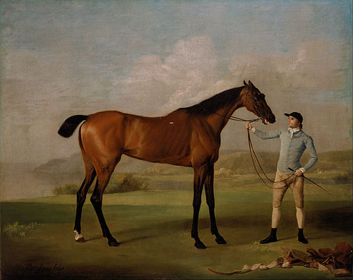 Molly Long-legs with her Jockey, 1761, George Stubbs