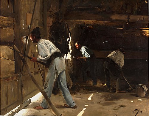 Txabolaren defentsa, 1895, Antonio Fillol Granell