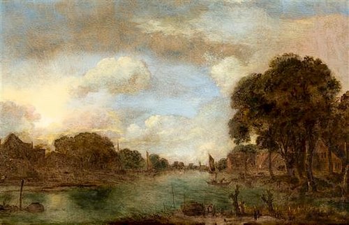 A River Scene, 1665, Aernout van der Neer