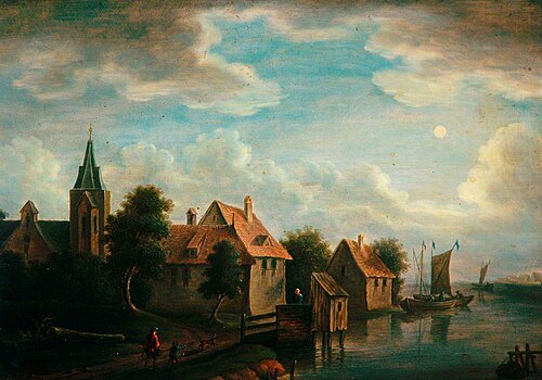 Landscape, Night, , Aernout van der Neer