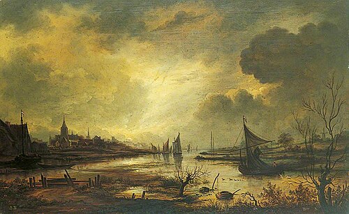Moonlight Scene, , Aernout van der Neer