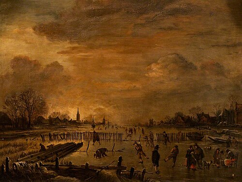 A Winter Scene (Thunn), , Aernout van der Neer