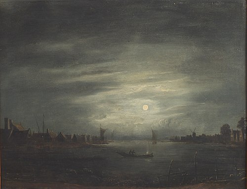 Moonlight, 1761, Aernout van der Neer