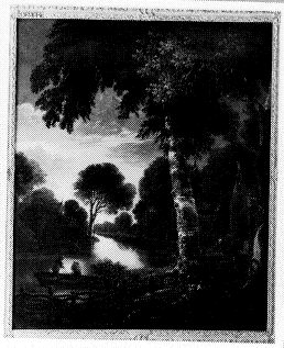 Village on a river, , Aernout van der Neer