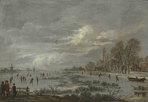 Winterlandschaft, 1657, Aernout van der Neer