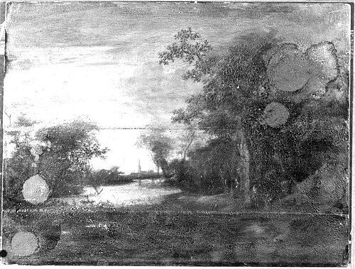 Kanallandschaft bei Sonnenuntergang (Nachahmer), 1640, Aernout van der Neer