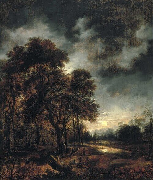 Landscape in Moonlight, 1647, Aernout van der Neer
