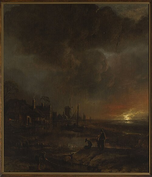 Pêche de nuit, 1601, Aernout van der Neer