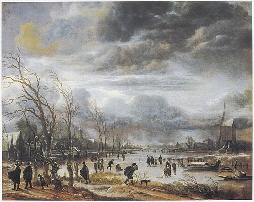 Paysage d'hiver, 1660, Aernout van der Neer