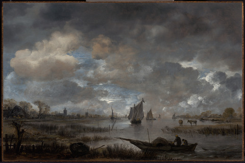 Estuary at Twilight, 1655, Aernout van der Neer