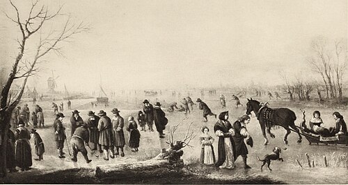 Dutch Winter Scene, 1660, Aernout van der Neer