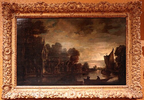 Landscape by Moonlight, 1652, Aert van der Neer