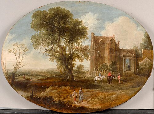 Arrival of the Guests, , Aernout van der Neer
