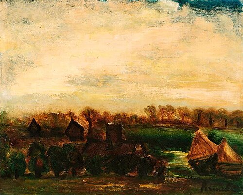 Landscape with Haystacks, , Constant Permeke