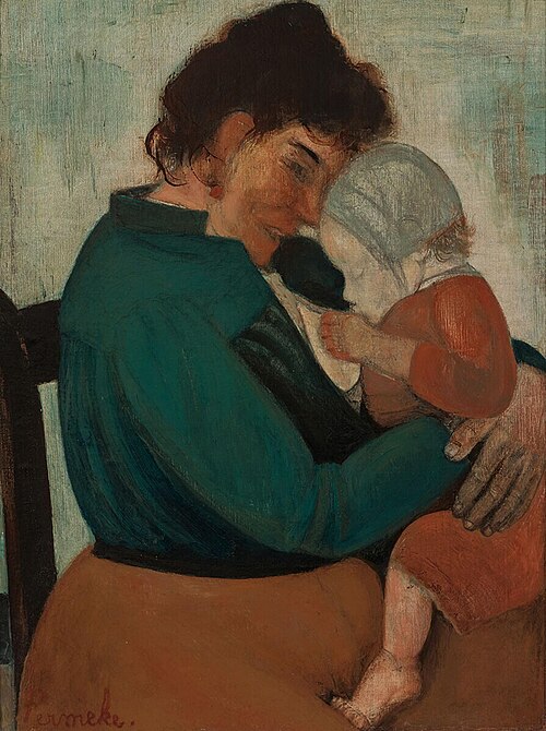 Maternité ('Femme Ostendaise'), 1913, Constant Permeke