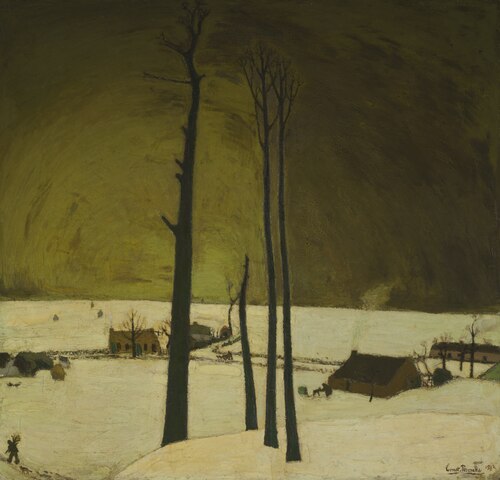 Winterlandschap, 1912, Constant Permeke