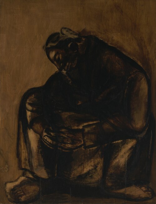 Woman at Prayers, 1925, Constant Permeke