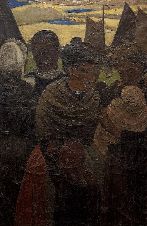 Aan de kaai (Les Ostendaises), 1913, Constant Permeke