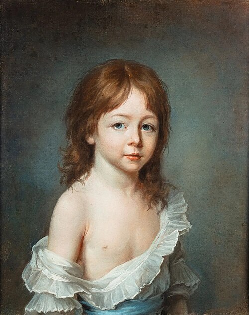Portrait d'enfant, 1785, Marie-Élisabeth Gabiou